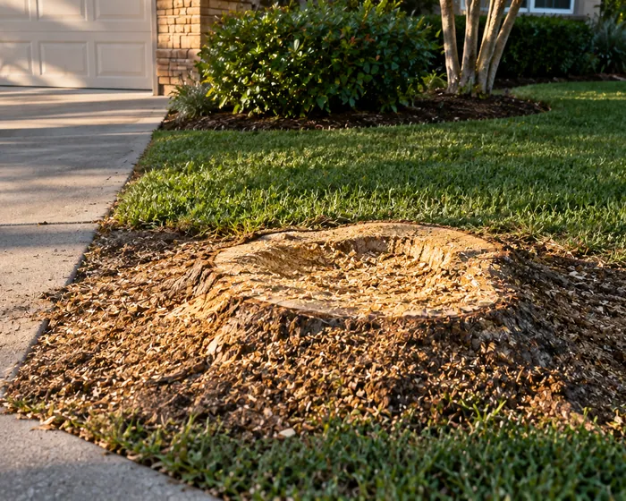 Stump Grinding by Proficient Tree Care Corp.